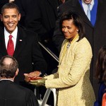 President Obama takes oath on "Lincoln" Bible.