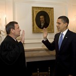 President Obama re-takes oath without Bible